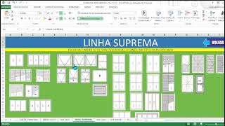 Sistema de Cálculos Lista de Materiais e Folgas - Esquadrias de Alumínio screenshot 3