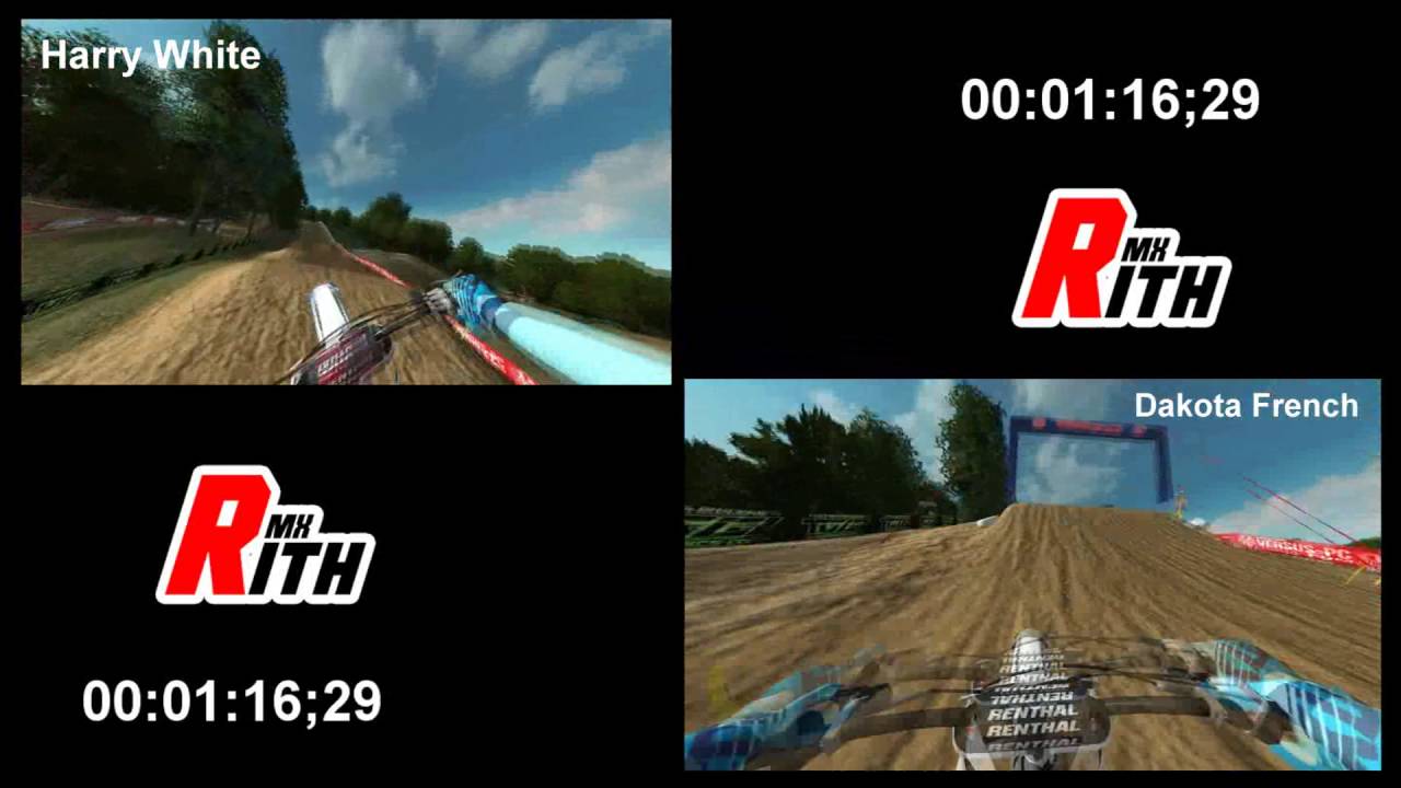Mx Simulator Side by Side Laps with Dakota French and Harry White!!!!