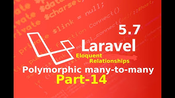 polymorphic  many to many relation part 14 ||  Eloquent relationships and ORM