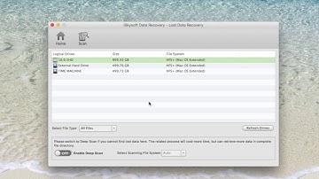 iSkysoft Data Recovery - Stellar Phoenix Data Recovery Alternative for Mac OS X 10.11