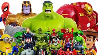 Hulkbuster, Avengers Go~! Hulk, Spider-Man, Iron Man, Captain America, Minions, Venom, Ralph