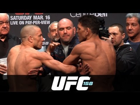 UFC 158: St-Pierre vs. Diaz Weigh-in Highlight