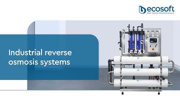 Industrial reverse osmosis system Ecosoft MO3 overview