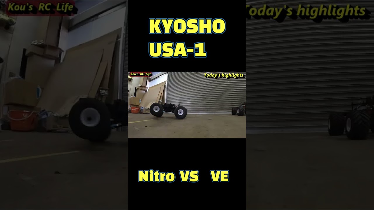 Kyosho USA1 VE version VS Nitroversion. 4WS conversion kit. 