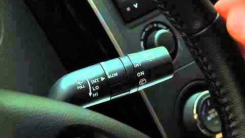 2012 CX-9 — Wipers Washers Variable Intermittent | Mazda USA