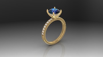 ||Making of Engagement Ring in Matrix9 ||Hidden Halo Engagement Ring ||Cad Design ||3d Modeling