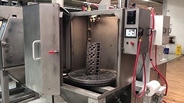 VHT Gladiator: Automated Blasting Parts Processor & Parts Washer - Vapor Honing Technologies