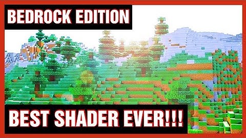 BEST MINECRAFT BEDROCK EDITION SHADER!!! - Parallax Shader -(windows 10 / Xbox / PE)