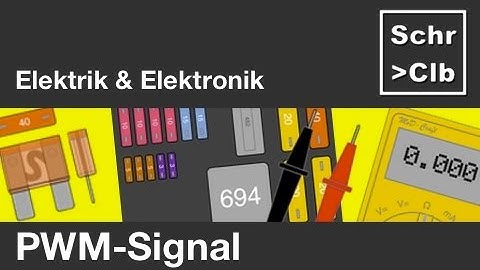 The PWM signal in diagnostics (pulse width modulation)