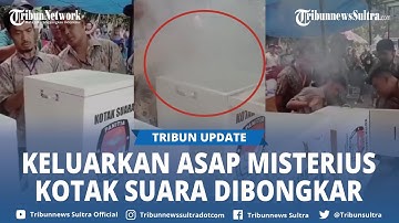Viral Asap Misterius Keluar Dari Kotak Suara, Petugas Akhirnya Bongkar. Lihat Isinya Tak Masuk Akal