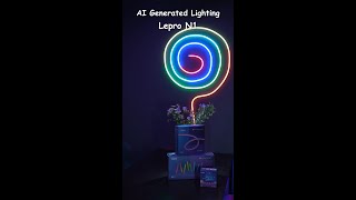 Lepro AI Generated Lighting transforms your space with every voice prompt