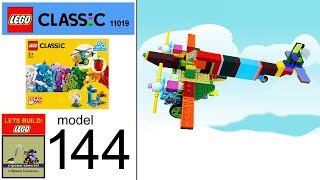 Lego 11019 Plane ✈ MOC 👍 Speed Build Airplane from Lego Classic 💰👍 Save Money & Space with Lego