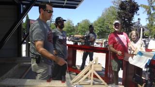 Rob Riggle Pulls the Trigger on a Trebuchet