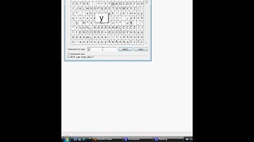 How to open Character Map
