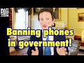 Banning phones in government
