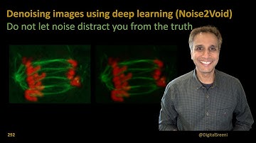 292 - Denoising images using deep learning (Noise2Void)​