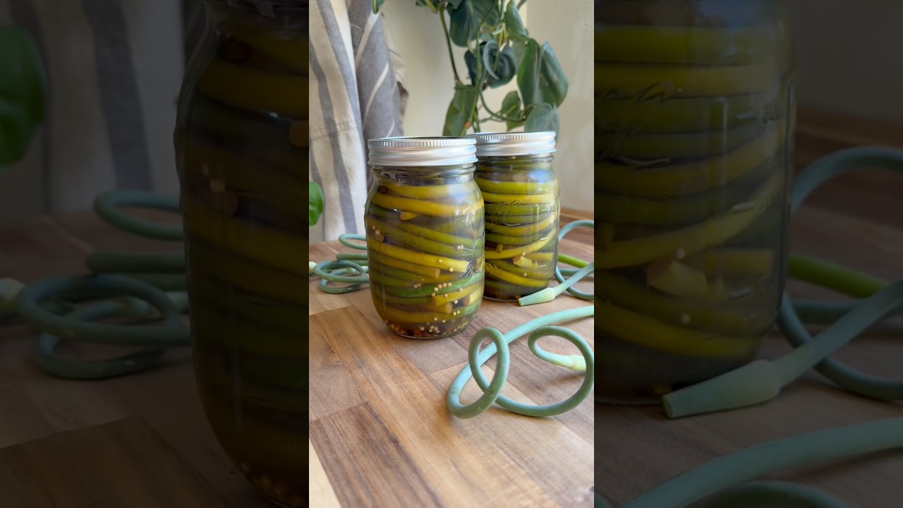 Garlic Scape Pickles