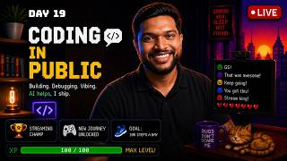 Details Day 19 Live Coding in Public - Your inconsistent streamer is back 😅 Update