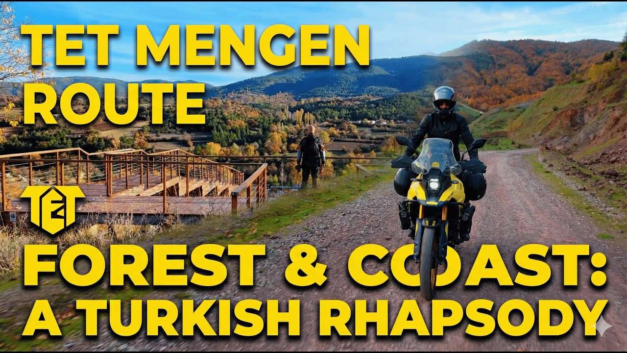 Suzuki V-Strom 800DE | TET Turkey: Forest Trails to Coastal Towns (4K)