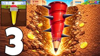 Pen Dig Gameplay Walkthrough Part 3 - Fast Dig Strategy Android,Ios
