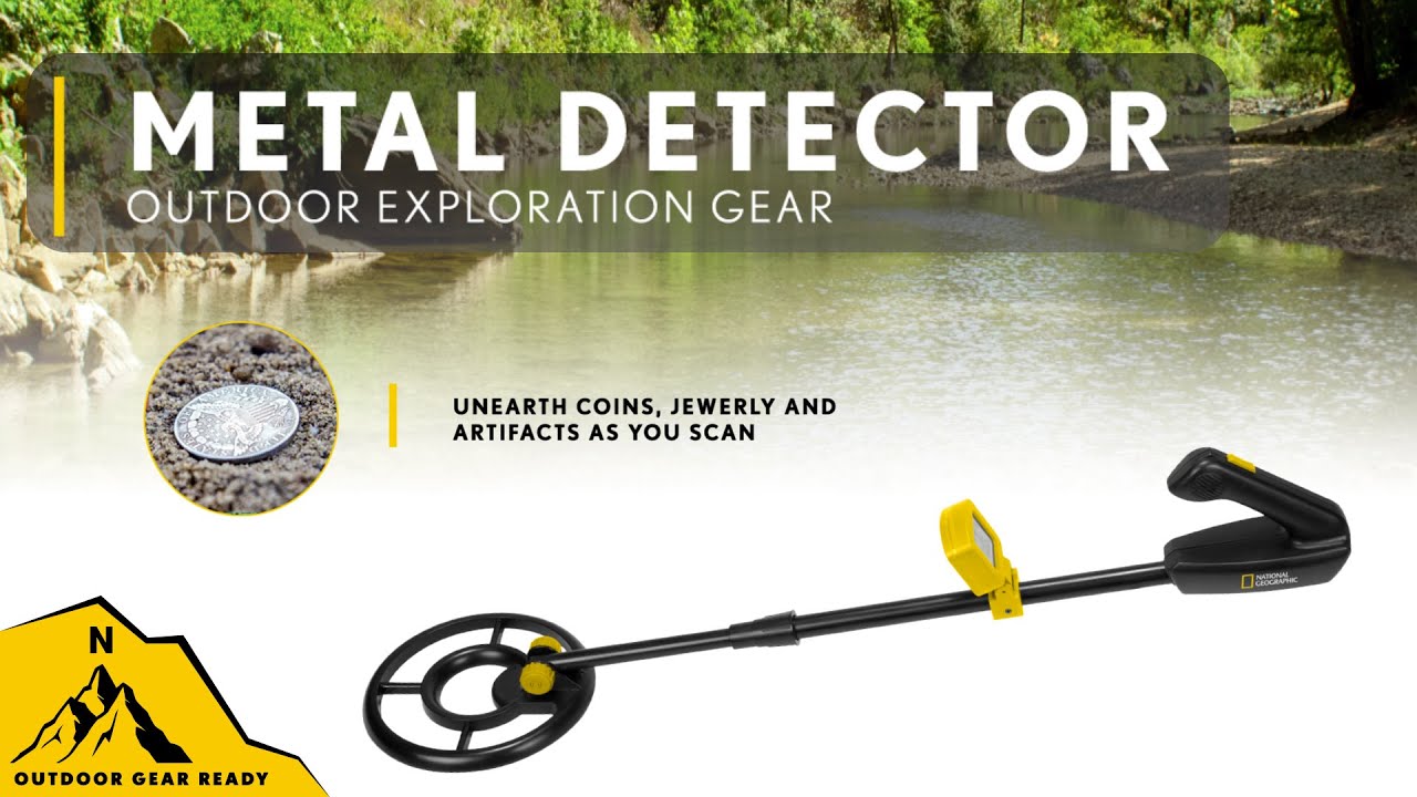 National Geographic LCD Metal Detector 80 60590 - YouTube