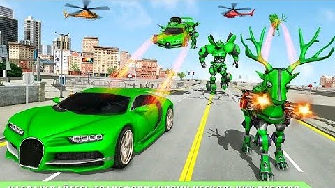 Robot Machine Bugu Tank,Deer car transform robot in robot transforming games-Temu Gamer.