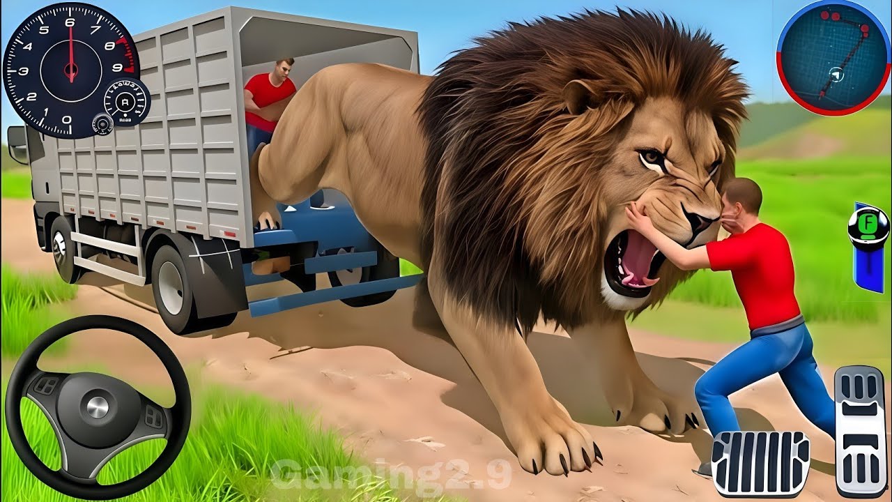 Animal Cargo Truck Driving Game 3D - Animal Transport Cargo Truck 2024 - Android Gameplay