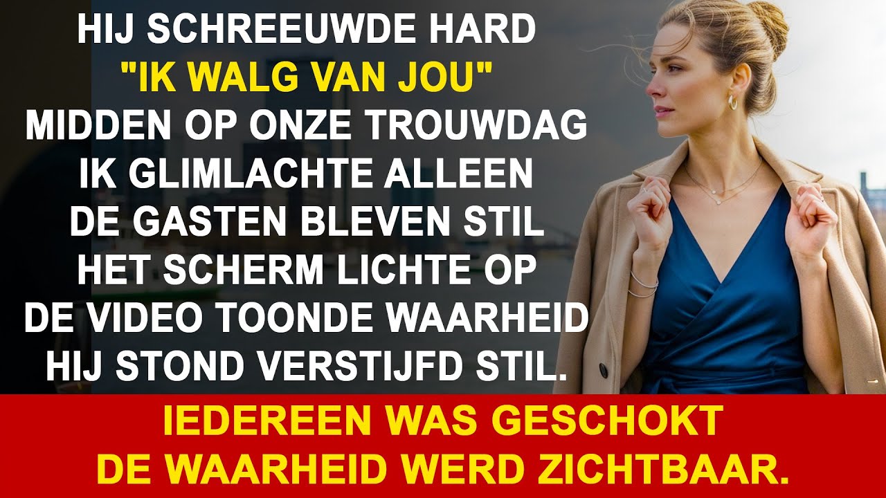 “Ik walg al van je sinds de eerste nacht!” zei mijn man op onze trouwdag. Ik glimlachte.