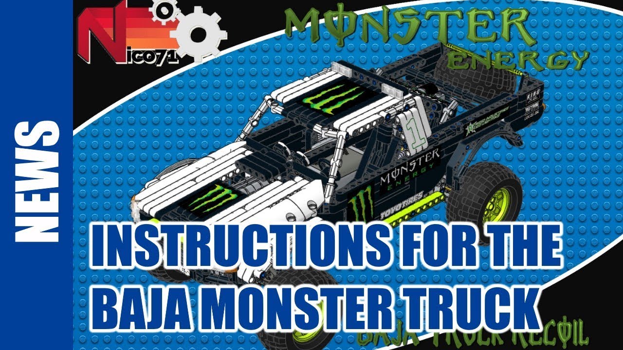 Monster Energy Baja Truck Recoil – Nico71's Technic Creations