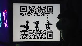 Bad Apple but its a QR code that links to itself