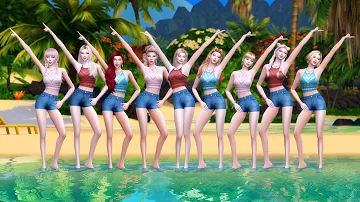 Girls' Republic 여자 공화국 'Holiday' MV | (Sims 4 Girls' Generation Music Video)