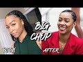 I CUT ALL MY HAIR OFF! BIG CHOP | VLOG