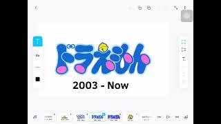 Doraemon Historical Logos