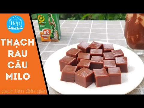 Video THẠCH, TRÀ SỮA MILO thơm béo mà đơn giản ‖ Bếp nhà Sin - youtube