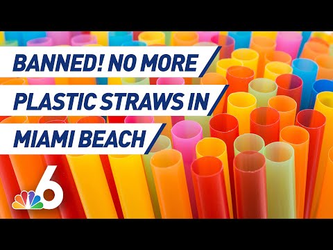 Why Did Miami Beach Ban Single-Use Plastic Straws? | NBC 6