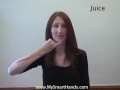 juice - ASL sign for juice