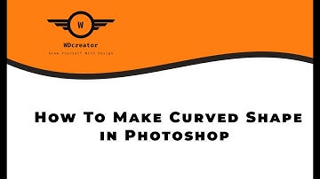 How To Make Curved Shape in Photoshop | Design Curved shape in photoshop | Photoshop shapes