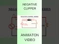 NEGATIVE CLIPPER, #animationvideo,#electroniclab,#experiment,#electronic, #laboratory, #short
