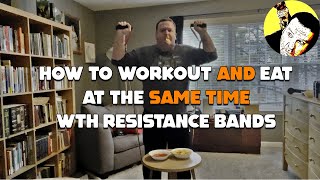 The Best Workout with Resistance Bands WHILE Eating! by PickyDaddy 214 views 3 years ago 10 minutes, 29 seconds