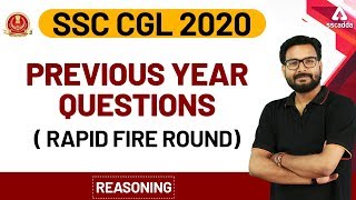 SSC CGL 2019-20 | SSC CGL Reasoning | Previous Year Questions
