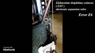 Air conditioner error E6 ( Heat pump air air )