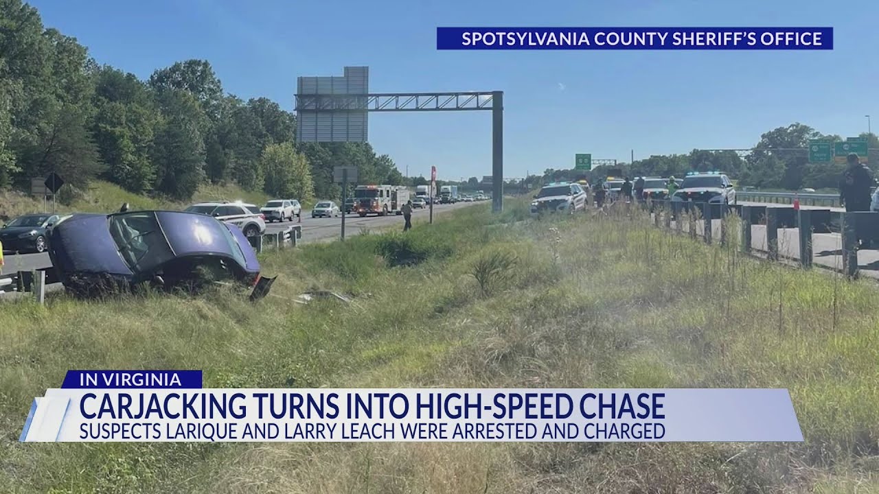 Brothers arrested after carjacking, chase with child in car - YouTube