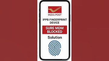 ☝️IPPB Sure Mdm Device Blocked Fingerprint Device Complete Solution ☝️#gds #huntshors #postalservice