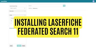 How-to Install Federated Search 11
