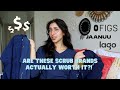 Popular scrub brands review  figs jaanuu lago are they worth it