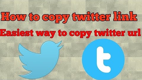 How to copy twitter link || easiest way to find twitter url