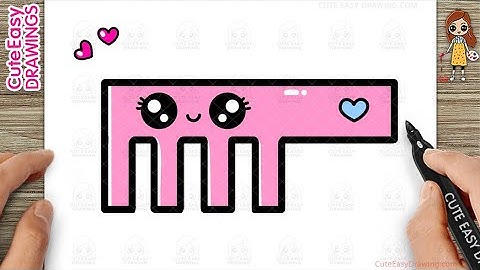 How to Draw a Cute Comb Simple & Easy for Kids