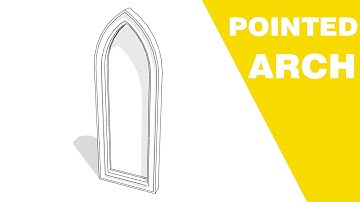 Gothic Arch Modeling - Sketchup