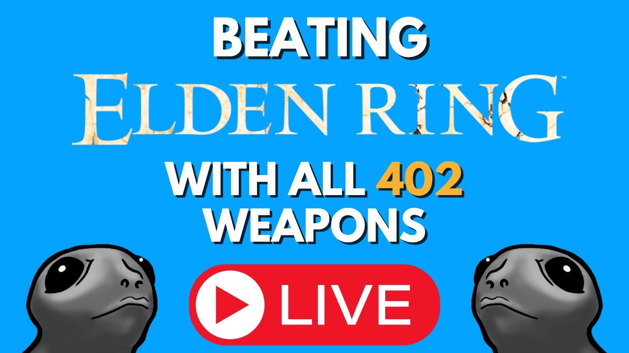 beating ELDEN RING with all 402 weapons - no. 258