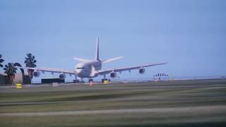 Посадка в аэропорту принцессы Джулианы \\  Landing in airport of princess Juliana airbus a340 FSX